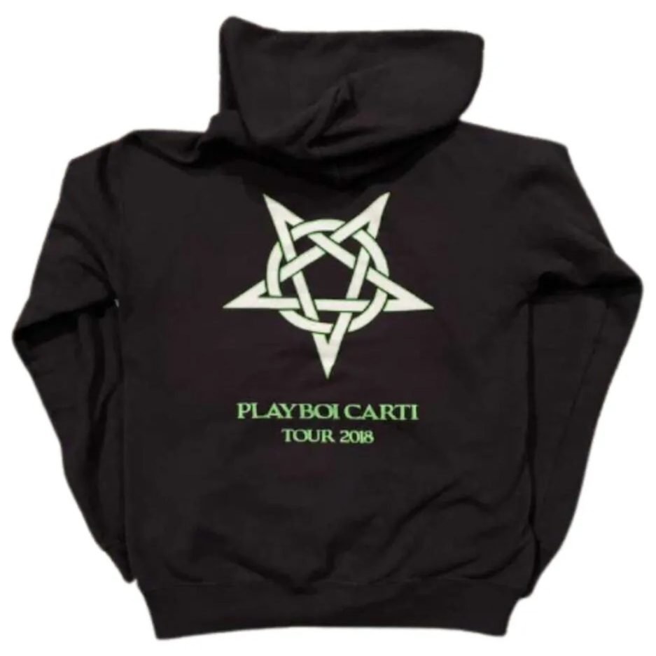 Playboi Carti Neon Tour Hoodie – Black